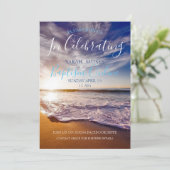 Baptême adulte moderne Invitation personnalisée (Debout devant)