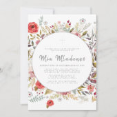 Baptême bébé Faire-part Invitation (Devant)