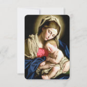 Baptême bébé Souvenir Grande carte de prière (Devant)