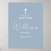 Baptême bleu Dusty Affiche de bienvenue de baptême (Devant)