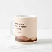 Baptême Cadeau JW Mug Écriture Bible Verset Pour L (Devant gauche)