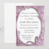 Baptême, Confirmation Célébration Invitation (Devant / Derrière)