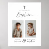 Baptême conjoint 2 Affiche de bienvenue photo (Devant)