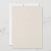 Baptême d'ange garçon mignon invitation (Dos)