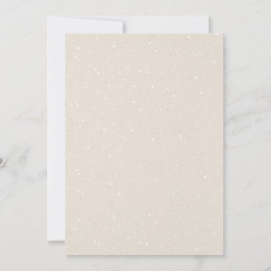 Baptême d'ange garçon mignon invitation (Dos)