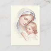 Baptême de bébé catholique Souvenir Carte Sainte (Devant)