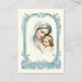 Baptême de bébé catholique Souvenir Carte Sainte (Devant)