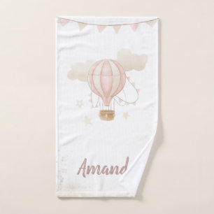 Baptême de Bébé Nuage Ballon Aerostatique Rose