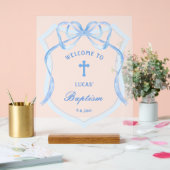 Baptême de crête de mât bleu clair Bienvenue (Mariage)