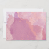 Baptême de fille ou première communion invitation  (Dos)