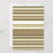 Baptême de Gold Cactus Invitation Twin Fiesta (Dos)