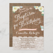 Baptême de la Pêche Blanche et Invitations du 1er (Devant / Derrière)