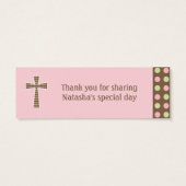 Baptême de points de mood Petite étiquette (Dos)