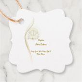 Baptême des anges vifs des étiquettes de faveur (Devant)