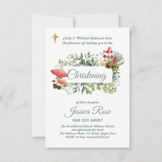 Baptême des Invitations du bois (Devant)