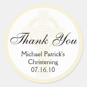 Baptême, douche ou premier autocollant de