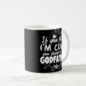 Baptême drôle de tasse de café de baptême de neveu (Devant droit)