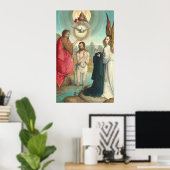 Baptême du Christ, Poster d'Art fin Juan de Flande (Bureau à domicile)