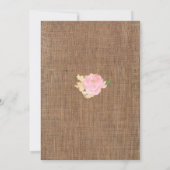 Baptême espagnol et invitations d'anniversaire pou (Dos)