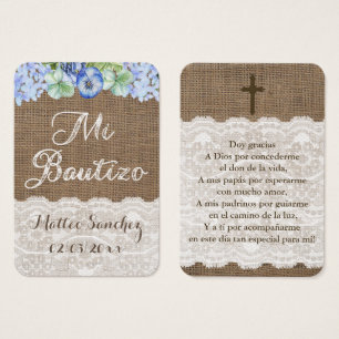 Baptême espagnol Favoriser Balise Recuerdo de Baut