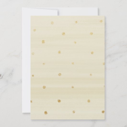 Baptême espagnol floral blanc Invitation (Dos)