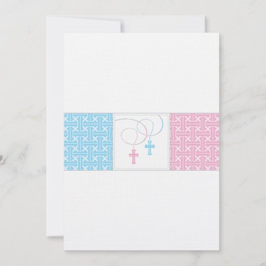 Baptême et invitation à la confirmation (Dos)