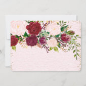 Baptême Fille Invitations De baptême Fille (Dos)