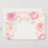 Baptême Fille Invitations De baptême Fille (Dos)