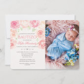 Baptême Fille Invitations De baptême Fille (Devant)