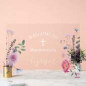 Baptême fleur sauvage signe de bienvenue (Mariage)