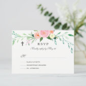 Baptême floral doux RSVP (Debout devant)