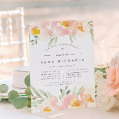 Baptême floral gonflable ou invitation à baptiser