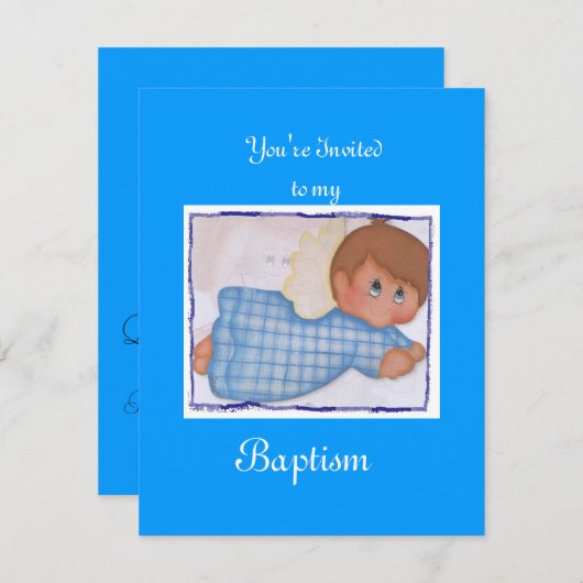 Baptême / Invitation à la crise (Devant / Derrière)