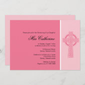 Baptême / Invitation Baptême - Personnaliser (Devant / Derrière)