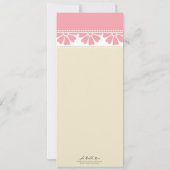 Baptême / Invitation Baptême - Personnaliser (Dos)