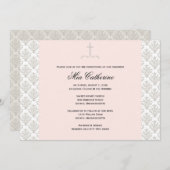 Baptême / Invitation Baptême - Personnaliser (Devant / Derrière)