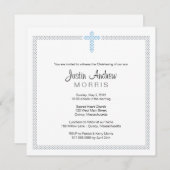 Baptême / Invitation Baptême - Personnaliser (Devant / Derrière)