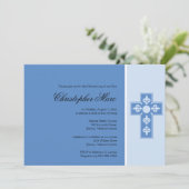 Baptême / Invitation Baptême - Personnaliser (Debout devant)