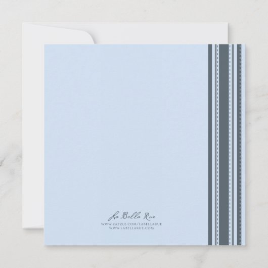 Baptême / Invitation Baptême - Personnaliser (Dos)