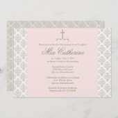 Baptême / Invitation Baptême - Personnaliser (Devant / Derrière)