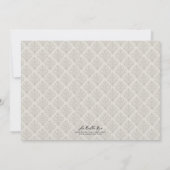 Baptême / Invitation Baptême - Personnaliser (Dos)