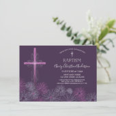 Baptême, invitation de baptême - fille, coutume (Debout devant)