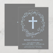 Baptême, invitation de baptême - invitation de (Devant / Derrière)