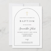 Baptême Invitation Modèle, Baptême Modifiable Invi (Devant)