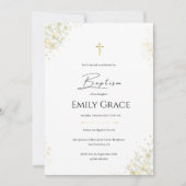 Baptême Invitation Modèle Christening Invitation (Devant)