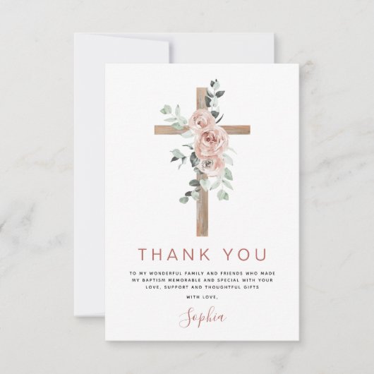 Baptême Merci Dusty Rose Christian (Devant)