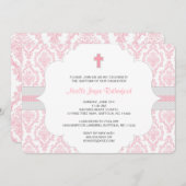 Baptême ou Invitation de première communion pour f (Devant / Derrière)