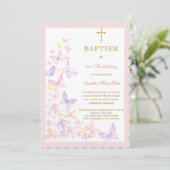 Baptême Papillon et Invitation au Premier Annivers (Debout devant)