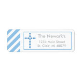 Baptême, Sainte Communion | Étiquette de adresse C (Devant)