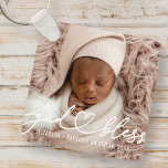 Baptême Simple Élégant Moderne Coeur Bébé Photo<br><div class="desc">Ce design simple et moderne est composé de typographie serif et ajouter une photo personnalisée,  ajouter le nom du bébé et le mois et l'année du baptême</div>
